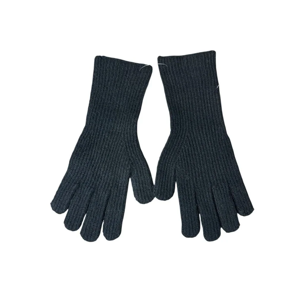Sonoma Goods For Life Gloves Black The Everyday Knit One Size Stretch NWT